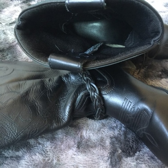 ❌SOLD❌Oak Tree Farms Leather Cowboy Boots - Picture 8 of 8